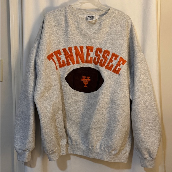Tennessee Volunteers Football Sweatshirt XL Gray Made in USA - Picture 1 of 6